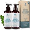 RedMoringa Shampoo seboregolatore Capelli Grassi BIO | Deterge in profondità e ristabilisce pH cute grassa | Shampoo Capelli Grassi 99,5% Naturale, NO SLS, ASL - Con Moringa, Malva, Cannella - RedMoringa 500ml