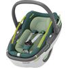Maxi-Cosi Coral 360 i-Size, Seggiolino auto neonato 0-12 mesi (40-75 cm), Seggiolino girevole 360°, Estremamente Leggero, Cinture Easy-in, G-CELL, Capottina Extra-large, Neo Green