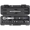 BIKE BROZ Set di chiavi dinamometriche e chiavi a bussola, 1/4, 15 pezzi, con 4 - 24 Nm, per bicicletta, moto e così via. | Coppia di chiavi piccole | 70005