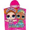 L.O.L. Surprise! Telo Mare Cotone Accappatoio Bambina | Asciugamano Mare | Accappatoio Bambino Piscina | Rosa Taglia Unica