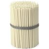 NKlaus - 250x Candele da altare bianche senza fuliggine senza gocciolamento sottili L 16cm cera paraffina premium 36117