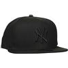 New Era MLB Basic NY Yankees 59Fifty Fitted - Cappello con visiera, Nero (black), 6 3/4