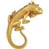 Kare Design oggetto decorativo Lizard, oro, lucterola, geco, motivo rettile, accessorio parete, soggiorno, corridoio, lounge, 40 x 17 cm