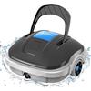 WINNY POOL CLEANER Robot Piscina, Aspirapolvere Piscine con 100 Minuti Pulizia Potente, Doble Motore, Batteria da 5200 mAh, Pulitore per Piscine Fuori Terra e Interrate con Fondo Piatto Fino a 80㎡