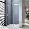 Aicait Aica box doccia a nicchia porta scorrevole vetro temperato 8mm anticalcare 130x195cm