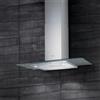 Elica Flat Glass IX/A/90 Cappa aspirante a parete 450m³/h Finiture Acciaio Inox + Vetro