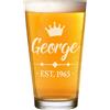 Gift Base Bicchiere Da Birra Personalizzato Crown Est Date Craft Beer Cider Custom