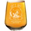 Gift Base Personalizzato Let's Ottenere Piste Pissed Skiing Craft Beer Gin Vino Vetro 2/3