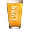 Gift Base Bicchiere Da Birra Personalizzato In Vetro Pint Con Data E Auguri Happy Birthday