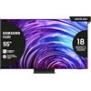 Samsung OLED HDR PRO TV 55 QE55S95DATXZT, OLED Glare Free , Upscaling AI 4K, Processore NQ4 AI GEN2, Infinity One Design , DVBT-2, Q-Symphony, Dolby Atmos & OTS+, Black 2024