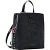 Desigual, BACK_DEJAVU SUMY MINI Donna, Nero, taglia unica