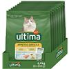 Ultima Appetito difficile Trota - Crocchette per gatti - Confezione da 8 x 800g - Totale 6,4kg