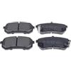 BLUE PRINT Kit pastiglie freni Posteriore con segnalatore acustico usura ADG04267 Compatibilità con KIA Picanto SA, HYUNDAI i10 PA