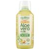 equilibra Integratori Alimentari, Buon Aloe Vera 95%, Integratore Aloe Vera da Bere Puro o Diluito, Aloin Free, Detox, Pura Polpa, Senza Aggiunta di Acqua, con Succo di Pesca, Senza Glutine, 1 Litro