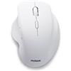 Nilox Mouse Ergonomico, Mouse Wireless con Selettore DPI, 10 Metri Copertura, Wireless Mouse con Sensore Ottico, Compatibile con Windows/Linux/Mac, Bianco