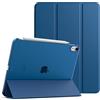 TiMOVO Cover Custodia per iPad Air 11 Pollici M2 2024, iPad Air 6a/5a/4a Generazione(2024/2022/2020) 10,9 Pollici, Ultra Sottile Leggero Semi-Trasparente Rigido Cover, Grigio Blu
