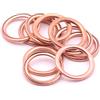 HAOTOM Sostituzione dell'anello di tenuta della vite di scarico della rondella della coppa dell'olio 10X per Renault 7703062062 Peugeot 16454 Volvo 312867 22mmX16mmX2mm