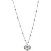 AB-GLOBAL Srl Collana Lunga Cuore Argento Collezione Sisters MyLovly