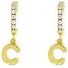 AB-GLOBAL Srl Orecchini Lettera C Oro Linea ABC MyLovly