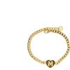 AB-GLOBAL Srl Bracciale Lettera M Catena Oro Linea ABC MyLovly