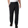 Columbia Evolution Valley, Pantaloni Antipioggia, Uomo, Nero (BLACK), L R