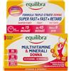 Equilibra Integratori Alimentari, Multivitamine & Minerali Donna, Integratore Tripla Azione di Magnesio, Ferro, Acido Folico e Vitamina C, Senza Glutine, 30 Compresse Triplo Strato a Rilascio Graduale