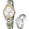 Raitown Orologio Donna Acciaio Inossidabile 29mm Quadrante Piccolo con Data | Ultra-leggero 58g, cassa sottile 9,5mm, quarzo analogico, impermeabile 3ATM, strumento per regolare il cinturino incluso