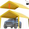 VEVOR Tendalino sostitutivo per posto auto coperto 10x20ft, Telo per Tenda Garage, Impermeabile e Protetto dai Raggi UV (Solo Copertura Superiore, Telaio Non Incluso)