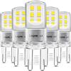 Lepro Lampadina LED G9 320LM, 2.6W ≈ 30W, 6000K, Angolo 300°, 5 Pcs
