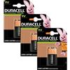 Duracell BUN0054A Nichel Metallo Mh 170mAh 9V Batteria Ricaricabile - Batteria/Batteria ricaricabile (170 mAh, Nichel-Metallo Idruro (NiMH), 9 V, 3 pezzi