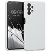 kwmobile Custodia Compatibile con Samsung Galaxy A13 4G Cover - Back Case per Smartphone in Silicone TPU - Protezione Gommata - bianco matt