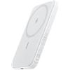 Anker 621 Magnetic Power Bank Magsafe(MagGo), Magnetico da 5000 mAh con Cavo USB-C, Compatibile Solo con iPhone 17 Pro Max/Serie 16-12(bianco)