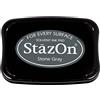 Tsukineko StazOn solvente Inkpad-Stone Gray