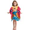 Hillylolly Poncho da Bagno per Bambini, Asciugamano da Spiaggia per Bambini, Asciugamano Bimbi Mare con Cappuccio, Telo Mare Poncho, per Ragazze Ragazzi 2-12 Anni (Sirena S)