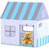 Floving Tenda per bambini, tenda per bambino, castello per bambini, blu, rosa, regalo di compleanno, interno/esterno, sala giochi, sicurezza e non tossico