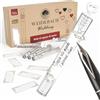 Weidebach® 52x Bolle romantiche per Matrimonio Perfetta Decorazione per Foto indimenticabili, incl. 52 Adesivi su Cui Scrivere, bomboniere
