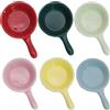 INHEMING 6pcs Mini Ciotole in Ceramica Colorata per Salse, Ciotoline Aperitivo, Piatto Per Salsa Di Soia Da Immersione Per Frutta Secca, Salsine, Salse, Ketchup, Maionese