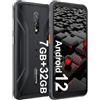 Blackview BV5200 Pro Android 12 Rugged Smartphone RAM 4GB+64GB+1TB Espandibile