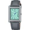 Casio Orologio Donna CASIO LTP-B165L-2BVEF Vera Pelle Grigio Celeste Vintage