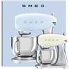 Smeg SMF02CREU Impastatrice Planetaria Professionale Full Color 4.8L 800W Panna