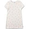 Sanetta 233294 Maglia Lunga da Notte, White Pebble, 116 Bambina