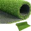 LITA - Tappeto erboso sintetico sintetico di alta qualità, altezza 20 mm, altezza del pelo sintetico, dall'aspetto naturale e realistico, prato per cani (20 mm di altezza - 1 m x 5 m)