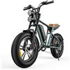 ENGWE M20 Ebike - Mountain bike da uomo, 20 pollici, Fatbike E, bici elettrica, 13 Ah / 26 Ah, batteria rimovibile - 25 km/h, portata fino a 150 km (verde, 13 Ah)