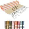 SoNiT home decor SONIT - Telo Mare Arancione in Cotone Leggero 90x170 cm, Asciugamano Mare Antisabbia Morbido e Assorbente, Telo Salvaspazio e Ultra Leggero, Ideale per Piscina, Viaggio e Pic Nic, Unisex