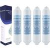 Finerfilters 4 x & LG filtro compatibile per sostituire Samsung DA29 - 1015J WSF100 EF9603