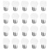 WULUN 20 lampadine LED E27 G45, 2W equivalente a 20W, 200 lumen 3000K Bianca calda, per terrazze, giardini, feste, matrimoni, Natale, AC220-240V, Non dimmabile