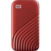 Western Digital My Passport 1TB SSD Hard Disk Esterno PC Usb-C Windows Mac Rosso