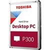 Toshiba P300 4TB Hard Disk Interno 3.5'' SATA III 5400rpm Cache 128MB SMR
