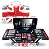GLOSS! Scatola e kit del make up | 60 pezzi: fard, ombretto, rossetto, smalto | custodia | organizer | idea regalo beauty | UK FLAG by Gloss!