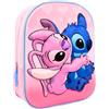 Disney Stitch Zaino, Zaino Scolastico Stitch, Design 3D Stitch e Angel Zaino da Viaggio, Regalo per Ragazze
